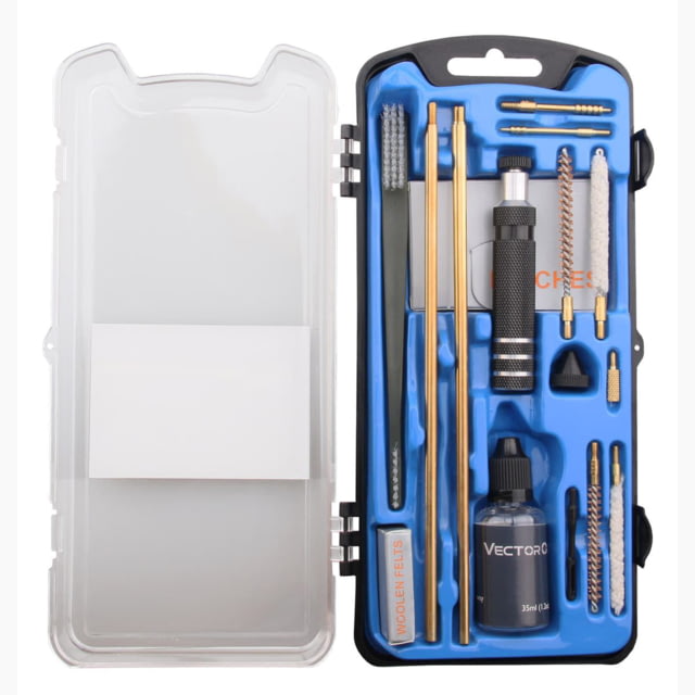 Vector Optics Gun Cleaning Kit Airgun .177/ .22 Black - Vector Optics
