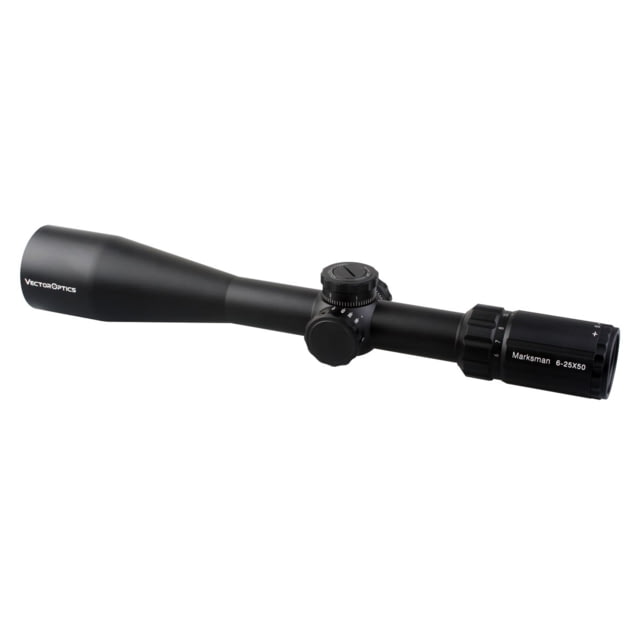 Vector Optics Marksman Rifle Scope 6-25x50mm 30mm Tube Etched Glass MPN-1 Reticle Black - Vector Optics