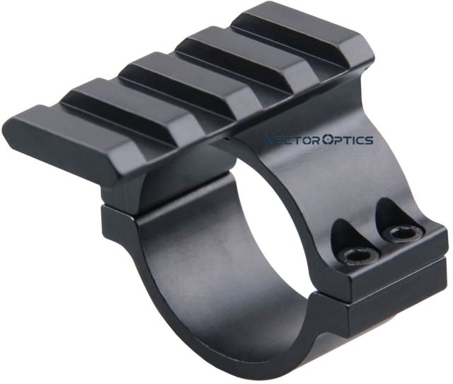 Vector Optics Scope Mount Ring 30mm/ 1in Tube 1.8in Rail Length 6063-T6 Black - Vector Optics
