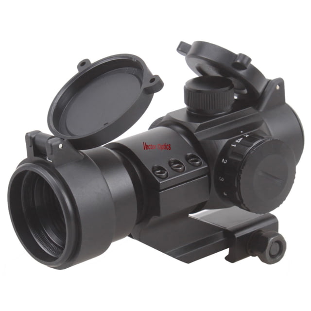 Vector Optics Stinger 1x28mm Red Dot Sight 5 Levels Red and Green Dot Reticle 4 MOA Black - Vector Optics