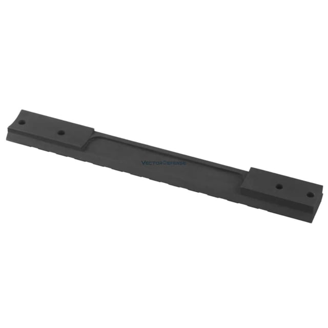 Vector Optics Tactical Rail Remington Model 700 Picatinny 6.25in Long 0 MOA 45 Steel Black - Vector Optics