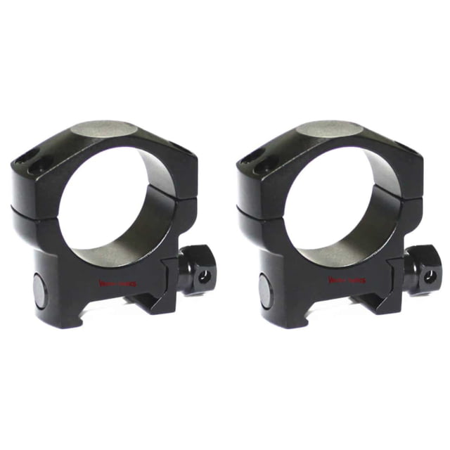 Vector Optics Tactical Rifle Scope Rings 30mm Tube Picatinny/ Weaver 21.5mm Height 6063-T6 Matte Black - Vector Optics