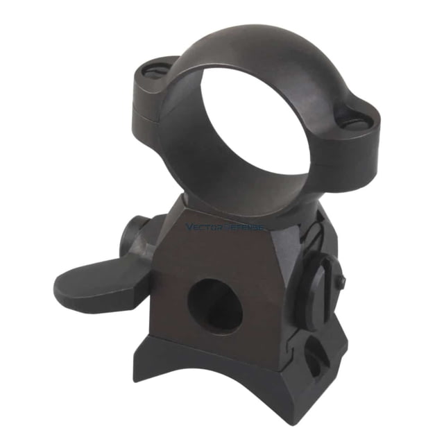 Vector Optics Turret Mount Rings 1in Tube Karabiner K98 41mm Height 45 Steel Black - Vector Optics