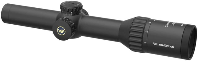 Vector Optics Continental x6 1-6x24i LPVO 30mm Tube Rifle Scope Second Focal Plane VEC-FDR Reticle Black - Vector Optics