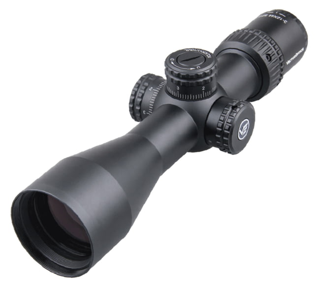 Vector Optics Veyron Rifle Scope 3-12x44mm Second Focal Plane 30mm Tube MPR-4 Non-Illuminated Reticle 6061-T6 Black - Vector Optics