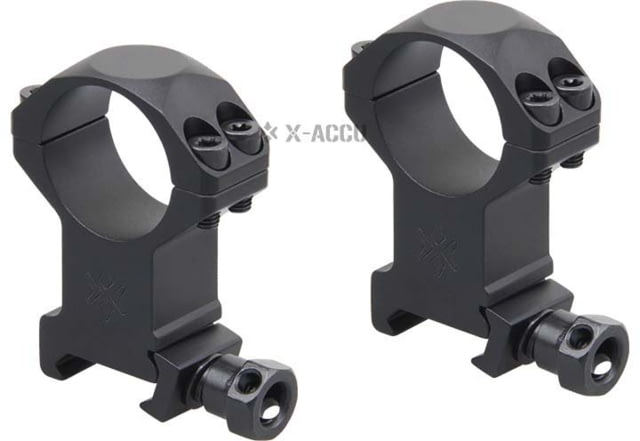 Vector Optics X-Accu 25.4mm Picatinny Rings 1.4in Chorme - Vector Optics