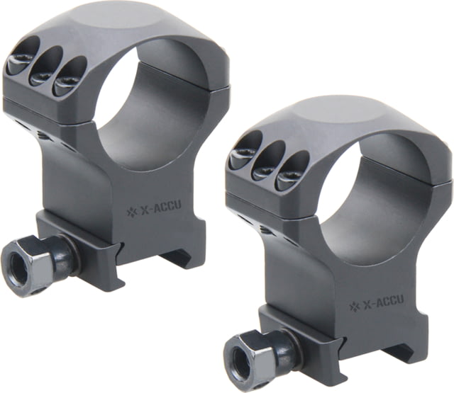 Vector Optics X-Accu 30mm Picatinny Rings 1.5in High Profile Chorme - Vector Optics