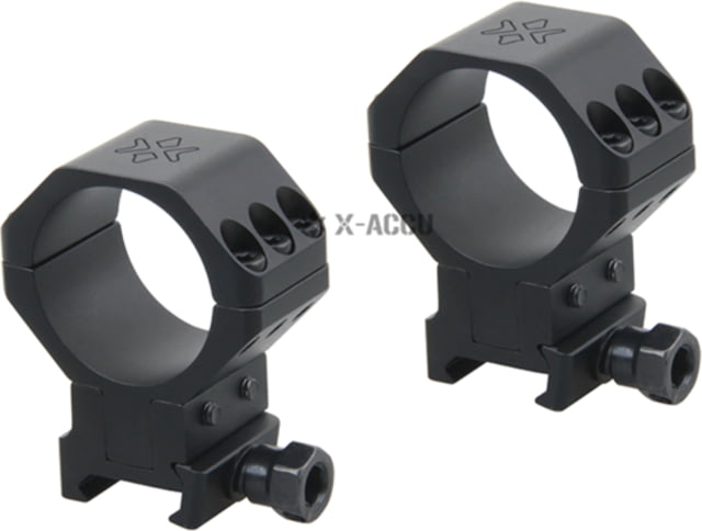 Vector Optics X-Accu 34mm Adjustable Elevation Picatinny Rings 40MOA 1913 Picatinny Mount Black Matte Chorme - Vector Optics