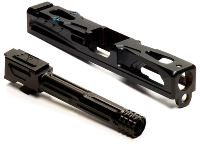 Killer Innovations Velocity Glock 19 Gen 3 Slide and Threaded Barrel Black DLC