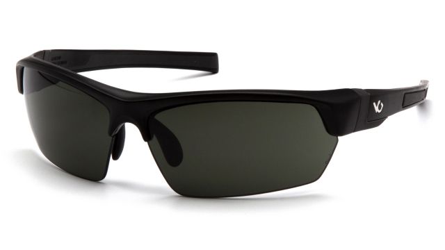 Venture Gear Tensaw Shooting Glasses Black/Gray Frame Forest Gray Anti-Fog Lenses - Venture Gear