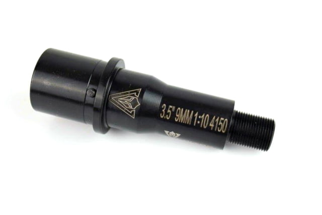Veritas Tactical CMV AR 9mm Barrel 3.5in Medium Profile 1/10 Twist 1/2 x 28 Thread Black Nitride - Veritas Tactical