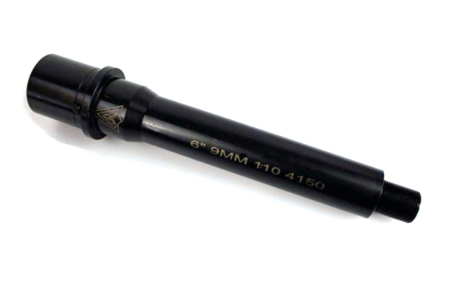 Veritas Tactical CMV AR 9mm Barrel 6in Medium Profile 1/10 Twist 1/2 x 28 Thread Black Nitride - Veritas Tactical