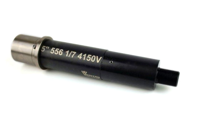 Veritas Tactical Micro AR Barrel 5in Heavy Profile 1/7 Twist 1/2 x 28 Thread Black Nitride - Veritas Tactical