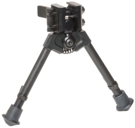 Versa-Pod 300 Series Rubber Feet Pan-Tilt Bipod 7-9in Black - Versa-Pod
