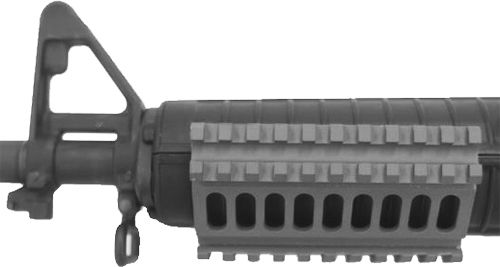 Versa-Pod US Tactical Systems MIL-STD-1913 Picatinny AR-15 Tri-Rail Mount Aluminum Black - Versa-Pod