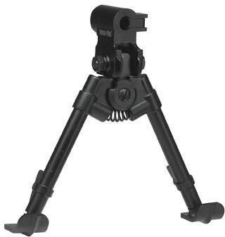 Versa-Pod Model 20 Prone Bipod w/ Ski Feet Black - Versa-Pod