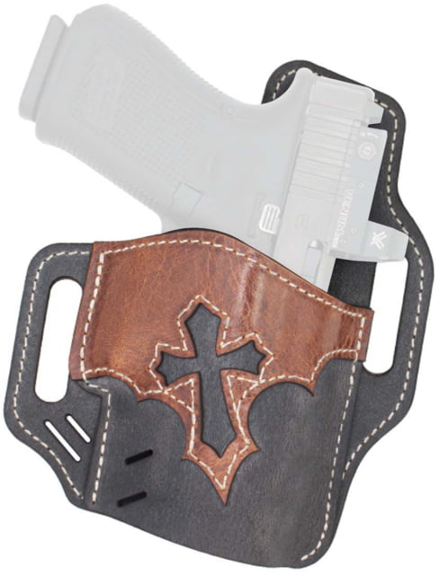 Versacarry Arc Angel Vintage OWB Holster Size 2 1911 4in Right Grey/Tan - Versacarry