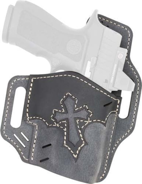Versacarry Compound Arc Angel OWB Holster Size 4 Sub Compact/Compact Auto Grey/Black - Versacarry