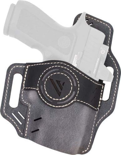 Versacarry Luna OWB Holster 1911 Size 2 Right Grey Base/Black Patch - Versacarry