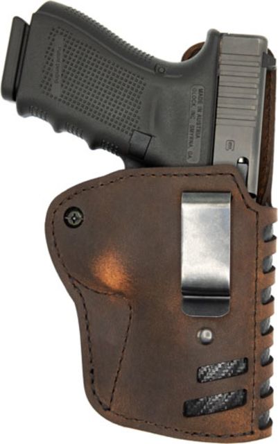 Versacarry Compound Holster IWB Kydex Leather Holster SIG Sauer P365 Right Hand Kydex Brown - Versacarry