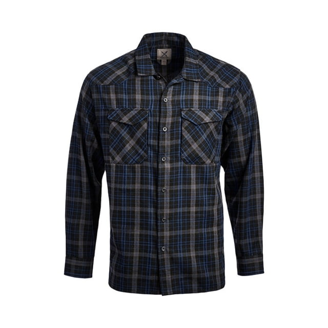 Vertx Canyon Valley Flannel - Men's River Shade Plaid Medium F1  RVSP MEDIUM