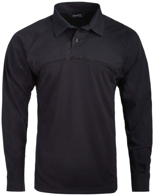Vertx Fusion Flex Performance Hybrid Long Sleeve Shirt - Men's Short Navy Medium F1  NV MEDIUM SHORT