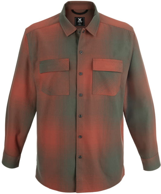 Vertx Last Line Stretch Flannel - Men's Eldorado Sun Ombre Plaid Large F1  ESOP LARGE N/A