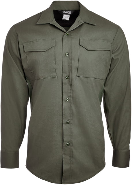 Vertx Phantom Flex Long Sleeve Shirts - Mens OD Green 2XL/Regular F1 OD 2XL REG