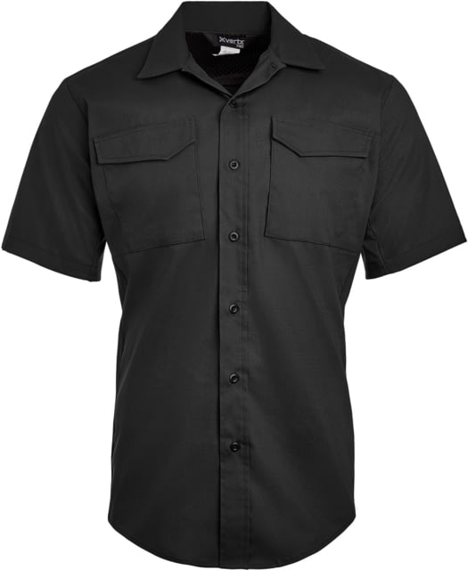 Vertx Phantom Flex Short Sleeve Shirts - Men's Black Extra Large F1 BK XLARGE N/A