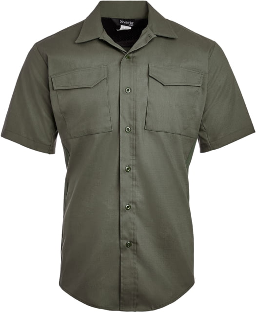 Vertx Phantom Flex Short Sleeve Shirts - Men's OD Green 2XL F1 OD 2XL N/A