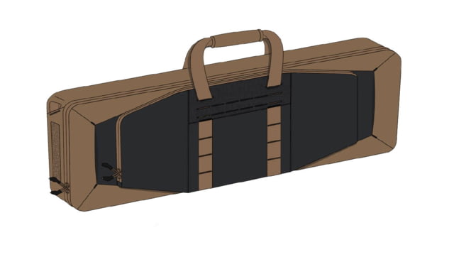 Vertx Siege 42in Double Rifle Soft Gun Case Coyote/Black F1  CO/BK NA N/A - Vertx