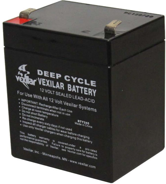 Vexilar Battery 12 Volt SLA 4.5AH for Fish Phone & SonarPhone Clishing Gear Regular - Vexilar