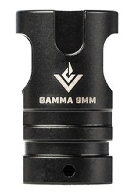 EDEMO VG6 Precision Gamma Muzzle Device AR-15 9mm Luger 1.75 in 1/2x28 Nitride Black  EDEMO4 - Vg6 Precision