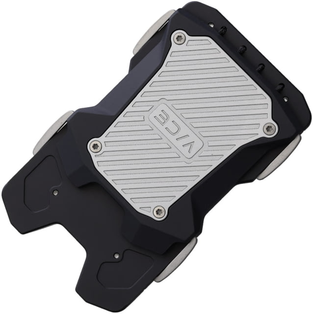 Vice Hardware F1 Black Vice Wallet 2.35in x 3.65in x 0.32in Black Anodized Aircraft Grade Aluminum Body - Vice Hardware