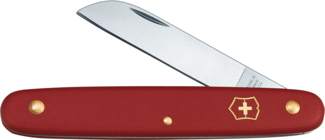 Victorinox Floral Knife Red 2.5" stainless sheepsfoot blade Red synthetic handle