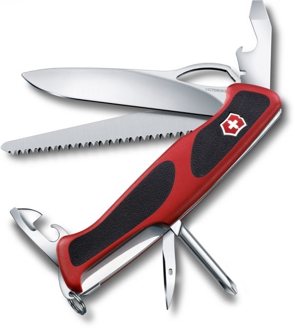 Victorinox RangerGrip 78 Red & Black 3.9in. - Victorinox