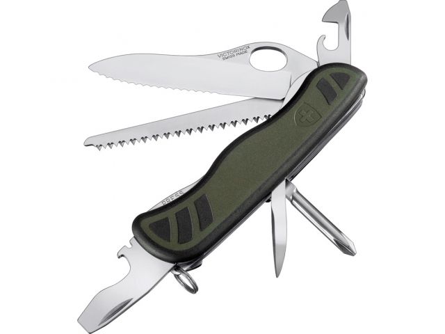 Soldier Knife-Olive/Black - Victorinox