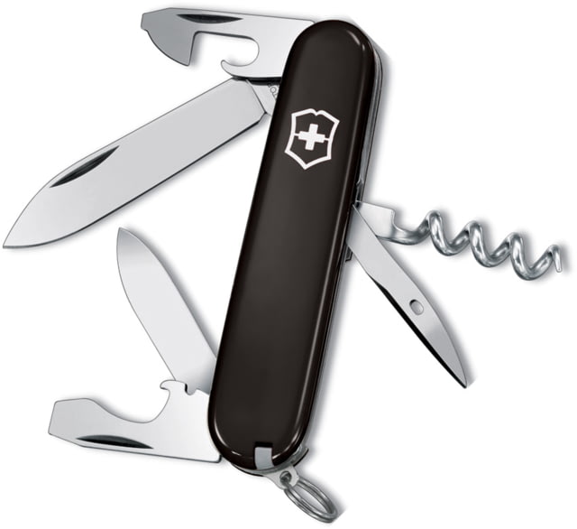 Victorinox Spartan Black Folding Knife 3.5" closed Black ABS handle VN53153
