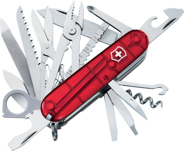 Victorinox SwissChamp Swiss Army Pocket Knife Ruby 53506 - Victorinox