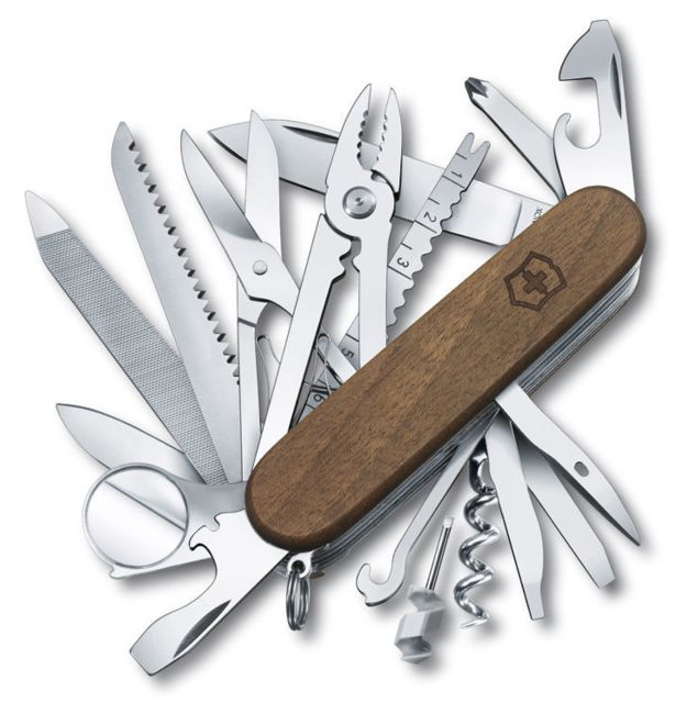 Victorinox SwissChamp Knife with Walnut Scales Hardwood - Walnut 91mm 2 - Victorinox
