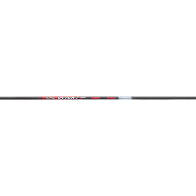 Victory VForce Sport Arrows 350 4 in Feathers 6 Pack Black