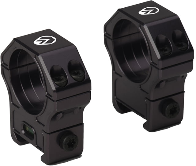 Victrix Armaments Cardo Sporting Rifle Rings Steel 30in dia 30in Diamond-like Carbon Black - Victrix Armaments