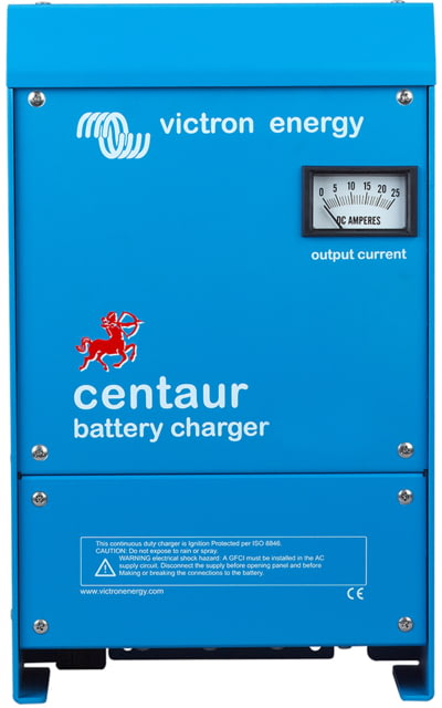 Victron Energy Centaur Charger 12 volts 50 amps 3-Bank 120-240 VAC Blue