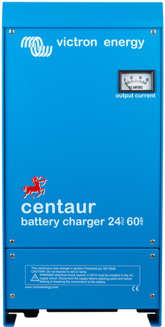 Victron Energy Centaur Charger 24 volts 60 amps 3-Bank 120-240 VAC Blue
