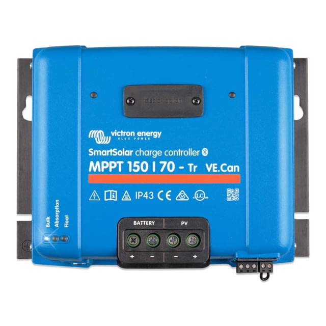 Victron Energy SmartSolar MPPT 150/70-TR Solar Charge Controller - VE.CAN - UL Approved One Size - Victron Energy