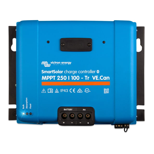 Victron Energy SmartSolar MPPT Solar Charge Controller - 250V - 100Am- VE.CAN Port - UL Approved One Size - Victron Energy