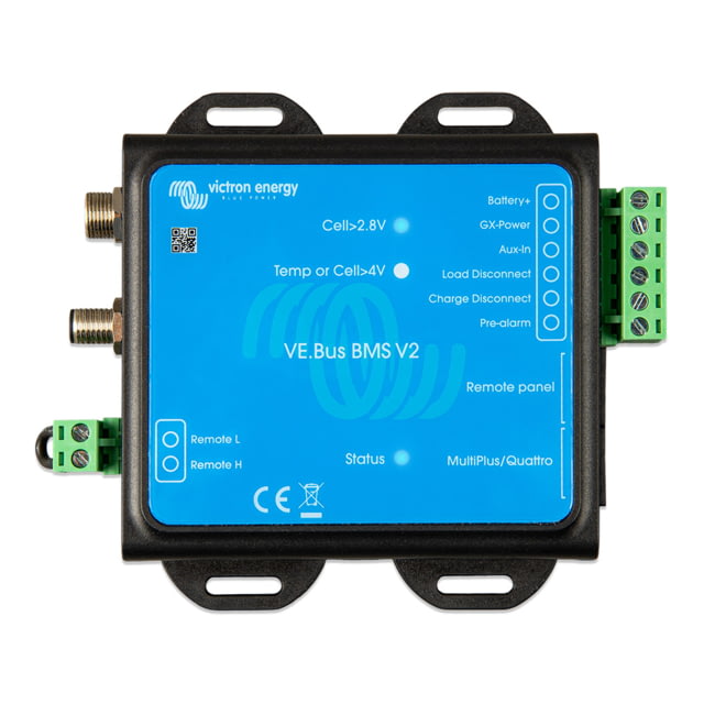 Victron Energy VE.Bus BMS V2 f/LiFePO4 Batteries 12-48VDC - Work w/All VE.Bus & GX Devices One Size - Victron Energy
