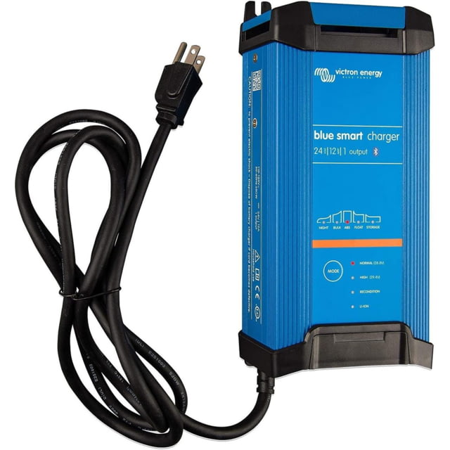 Victron Energy Blue Smart IP22 24VDC 12A 1 Bank 120V Charger - Dry Mount One Size - Victron Energy