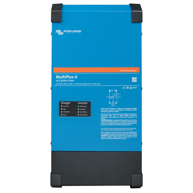 Victron Energy MultiPlus-II 12/3000 - 120-50 - 2x 120V UL Approved One Size - Victron Energy