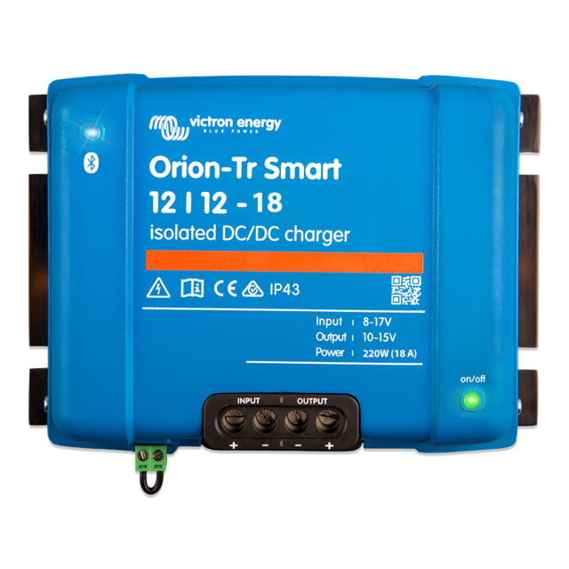 Victron Energy Orion-TR Smart 12/12-18 18A 220W Isolated DC-DC Charger or Power Supply One Size - Victron Energy